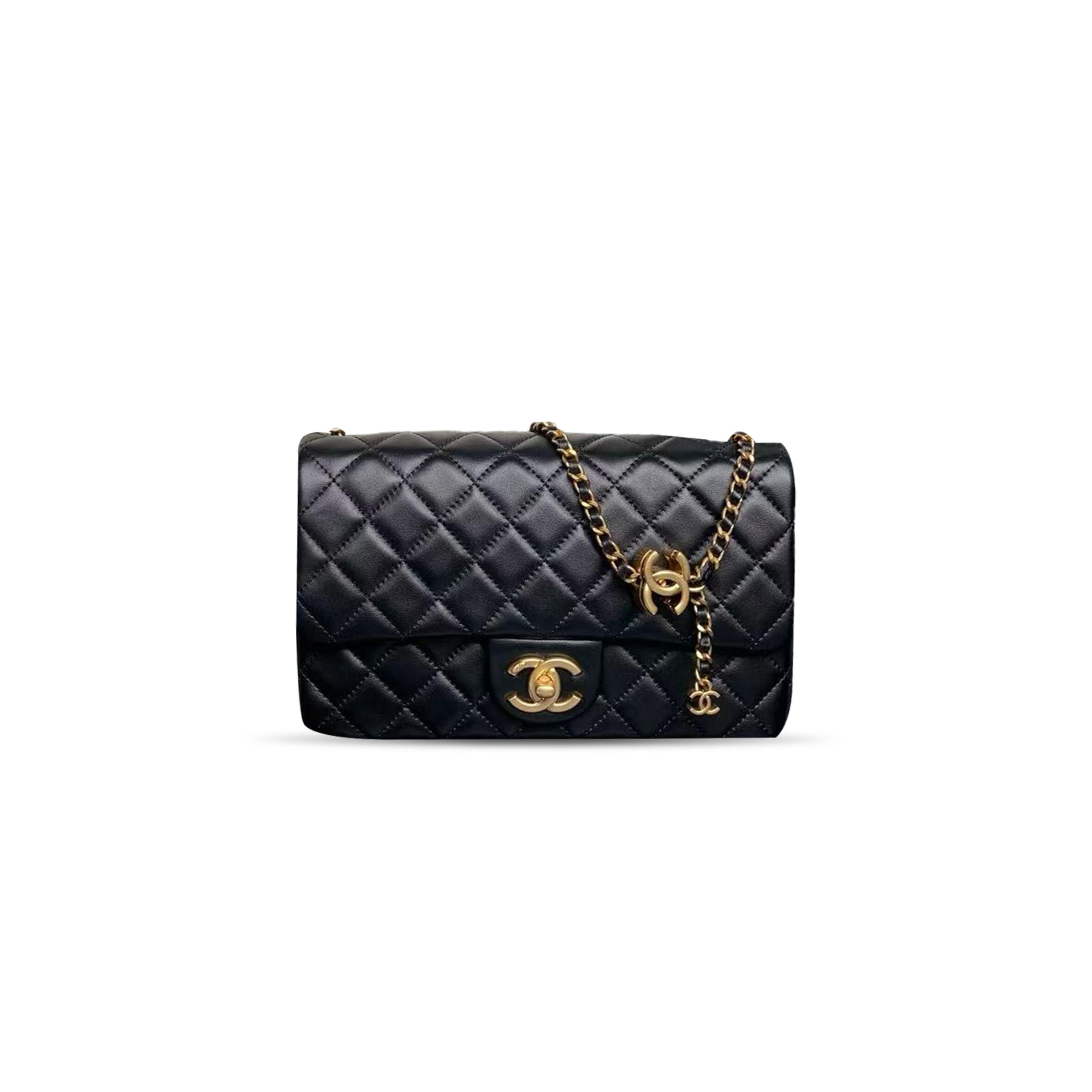 CHANEL CLASSIC FLAP WALLET ON CHAIN WOC AS5756 (23.5*14.5*7cm)
